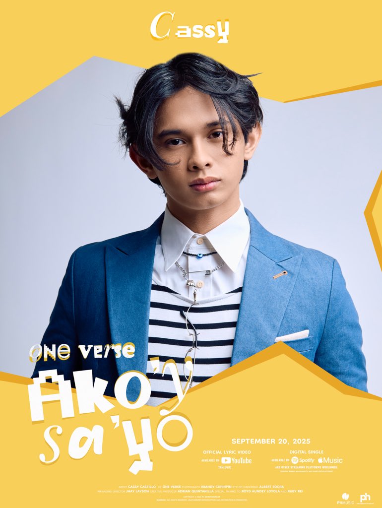 ONE VERSE ‘Ako’y Sa ‘Yo’ Digital Single

📅 2025.09.20
📺 Official Lyric Video on YouTube • 7PM [PHT]
🎧 Streaming on Spotify, Apple Music, and all digital platforms (time may vary)

🔗 Pre-save now: tinyurl.com/AkoySaYo

#ONEVERSE_ph #OV_AkoySaYo #OV_Cassy #DigitalSingle