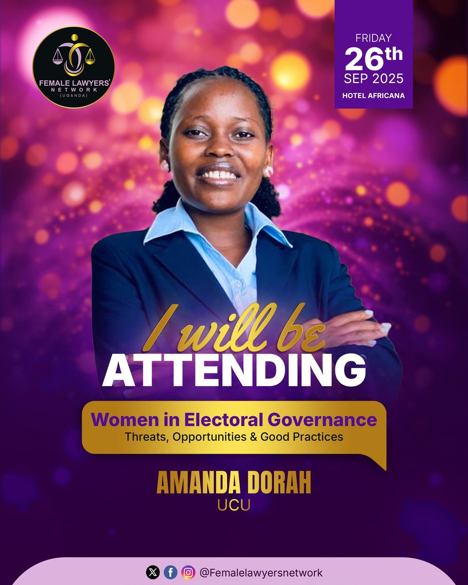 Law students are registering to attend <a href="/femalelawyernet/">Female Lawyers Network</a> FLN Symposium. Please DM <a href="/Fattah250/">Fattah</a> to assist.

You can not miss a powerful engagement next Friday, 26th September,2025