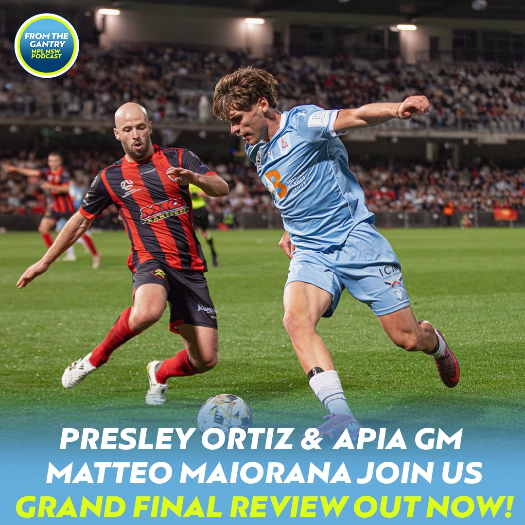 We've got a mega-Gantry Grand Final Review!

Some very special guests join us. We chat about how <a href="/apialeichhardt/">APIA Leichhardt Football Club</a> became #NPLMNSW Champions + plans for the <a href="/AusChampionship/">Australian Championship</a> and beyond 👀

Listen now via the link in bio!

#NPLNSW #NPL #AusChampionship