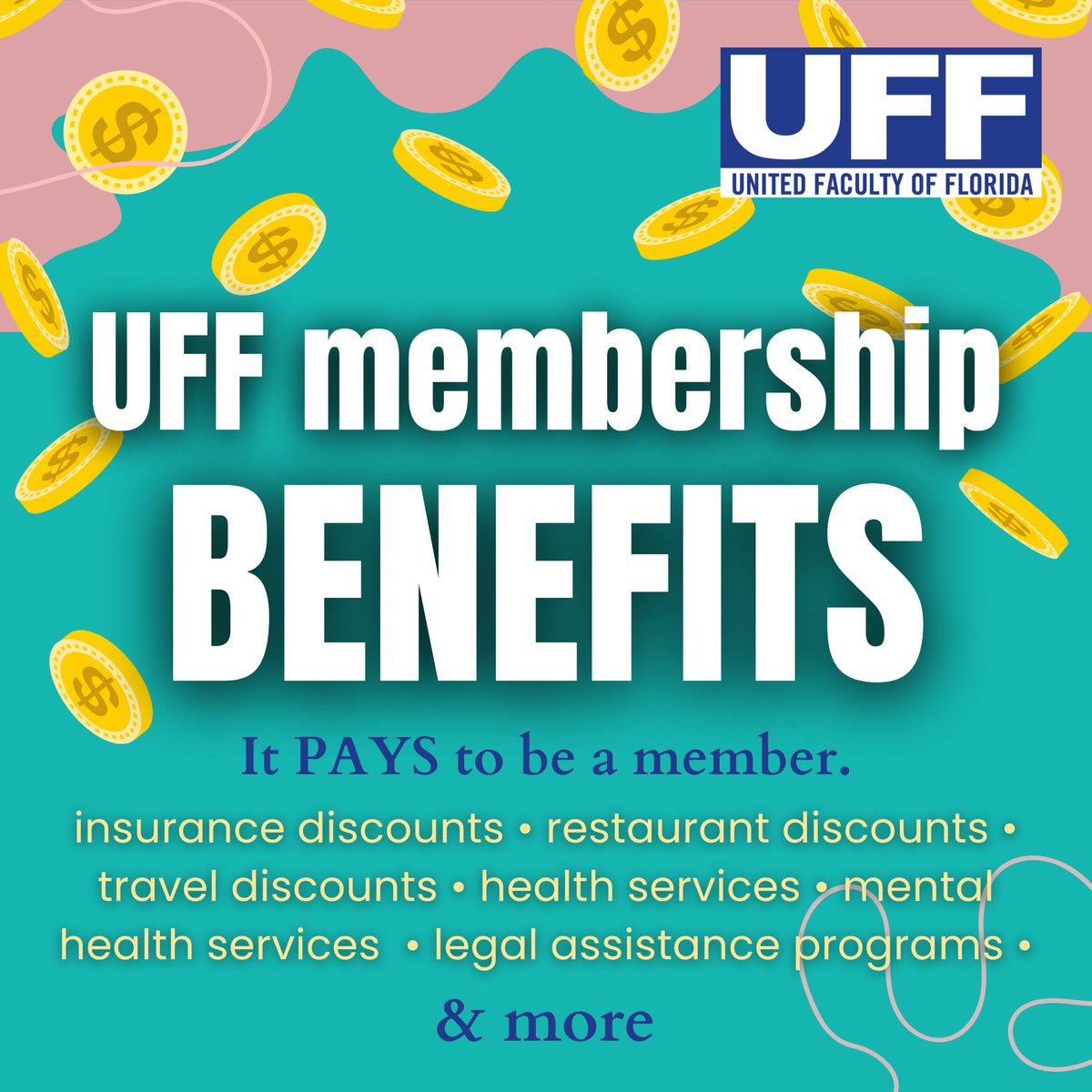 Save more than you pay in dues!
More info ➡️ myuff.org/member-benefits
#UFFbenefits
