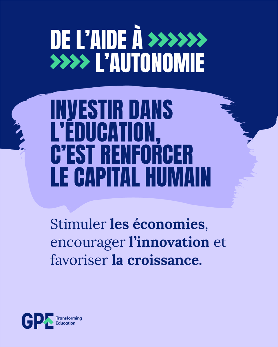 Nos actions ces 5 prochaines années détermineront le monde des 50 prochaines années et au-delà.

🚀 Lors de l'#AGNU80, le GPE lancera une campagne de financement afin de mobiliser les fonds nécessaires et urgents pour l'éducation.

#MultiplierLesPossibles #FinancerLÉducation