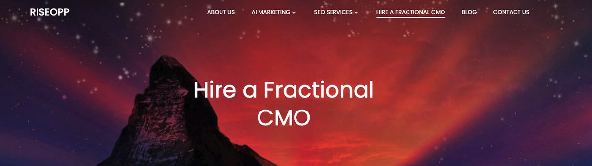 🚀 Want senior marketing leadership without the full-time cost? riseopp.com/hire-a-fractio…

Hire RiseOpp’s Fractional CMO for expert strategy, fast impact, and scalable results — all at a fraction of the price.