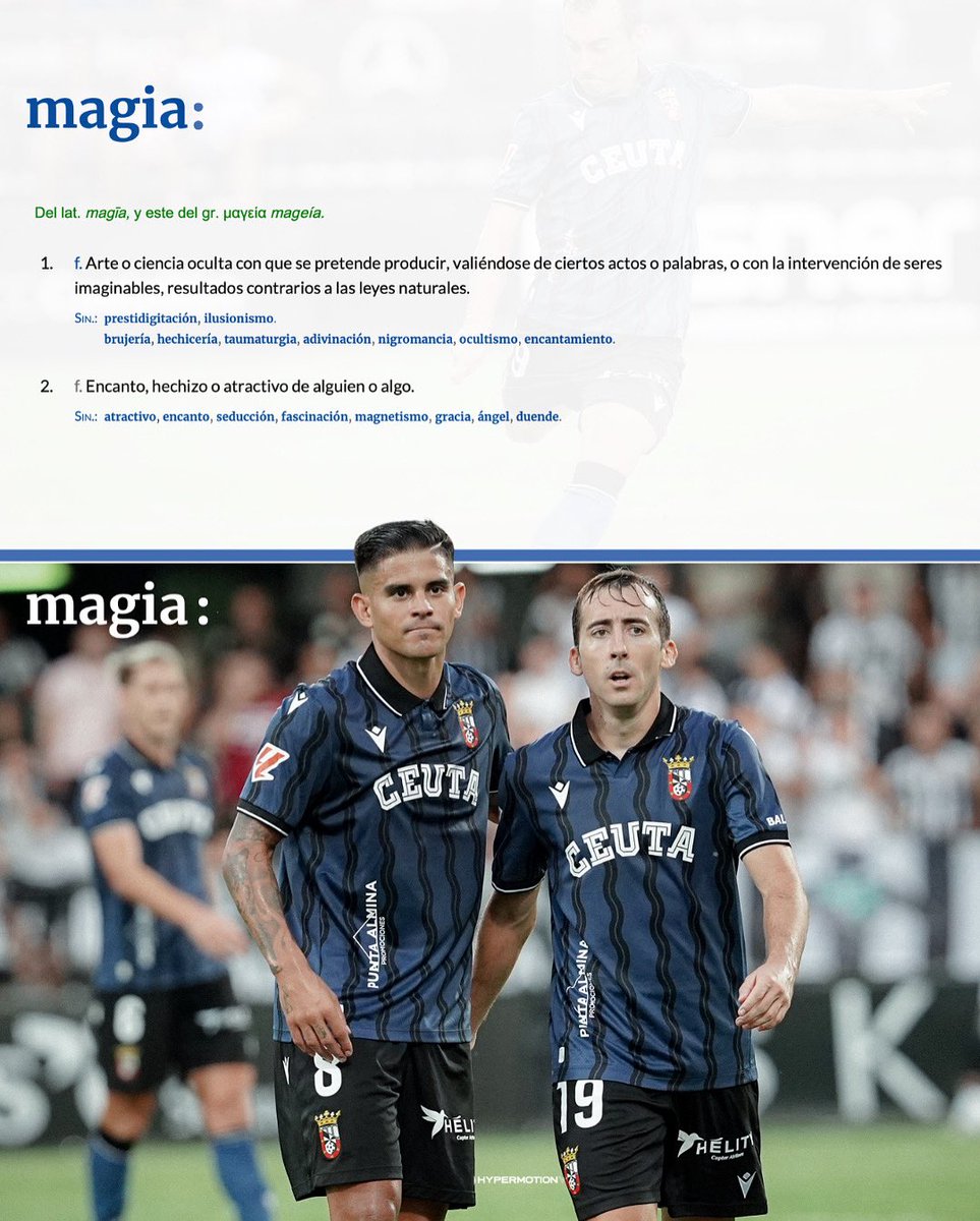 𝑸𝒖𝒊𝒆𝒏 𝒕𝒊𝒆𝒏𝒆 𝒎𝒂𝒈𝒊𝒂, 𝒏𝒐 𝒏𝒆𝒄𝒆𝒔𝒊𝒕𝒂 𝒕𝒓𝒖𝒄𝒐𝒔 🎩
<a href="/kukiizalazar/">kuki zalazar</a> x <a href="/rubendiez93/">Ruben Diez</a> 

#HistoriaJuntos
#SiempreADCeutaFC
