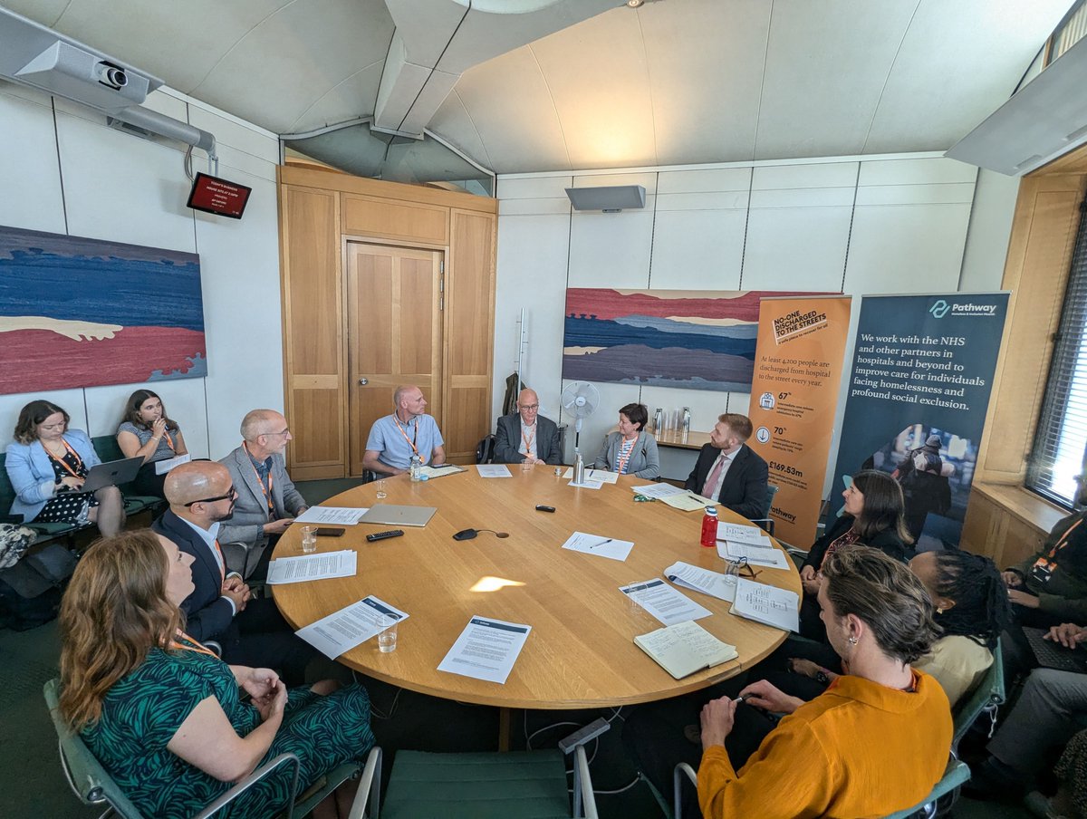 justlifeuk's tweet photo. Our CEO, Simon Gale, attended a Parliamentary roundtable hosted by @dannybeales on the role of health systems in tackling homelessness.

“Joined-up approaches can make a huge difference in making stays in temporary accommodation short, safe and healthy." https://t.co/aUAIZRMIuZ