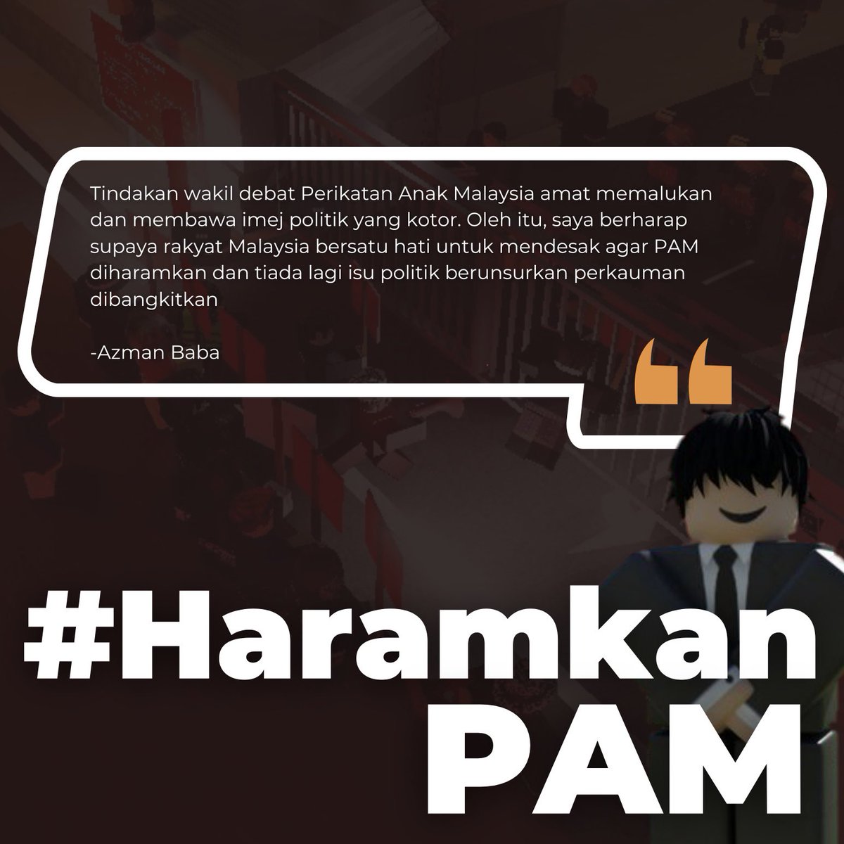 danipeghelih's tweet photo. #HaramkanPAM https://t.co/jBd00WAiiE