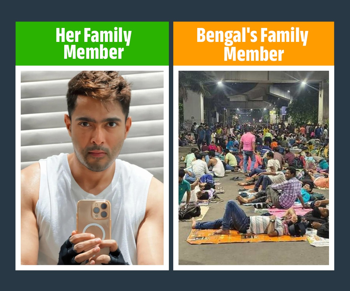 While the youth of Bengal are out on the streets fighting for their rights, Bhaipo is busy enjoying life!!