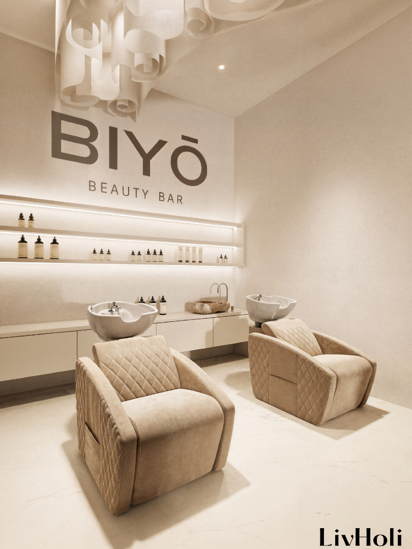 livholi's tweet image. Biyo is a beauty salon and spa that is located in Abu Dhabi, United Arab Emirates.
Designed by LivHoli Interiors
Your dream space starts here. Contact us to begin.
#wellnessdesign #spadesign