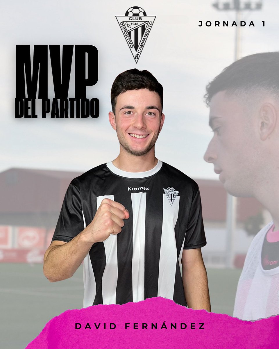 🌟MVP🌟

🏆 David Fernández ha sido elegido como el jugador destacado en esta J1 

¡Un barrio, una ilusión! 🖤🤍🖤🤍