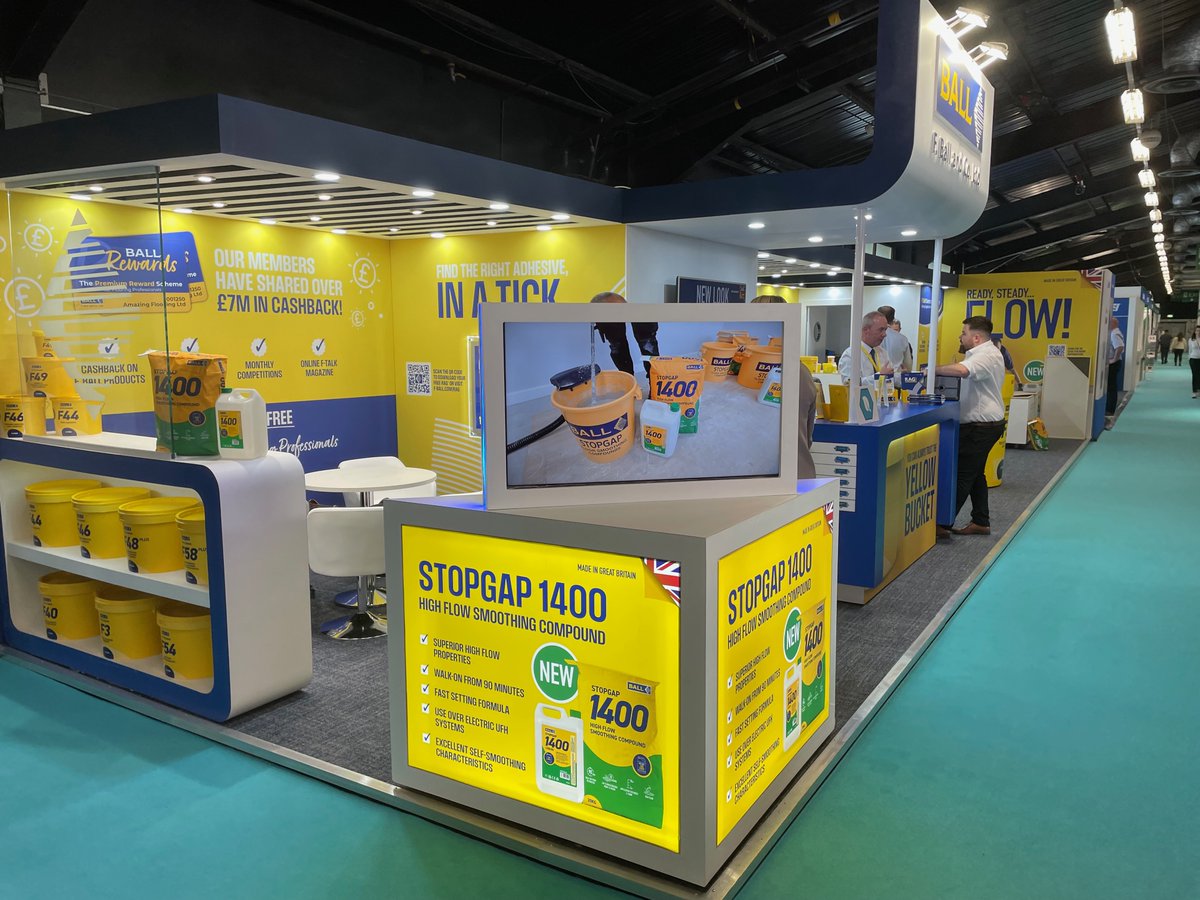 F. Ball and Co. Ltd. will reinforce its reputation for the high performance and reliability of its iconic yellow bucket adhesives at this year’s Flooring Show.
Find out more 👉tinyurl.com/yc85md8d

<a href="/FBallUK/">F. Ball and Co. Ltd.</a> <a href="/FlooringShow/">The Flooring Show</a> #flooring #flooringadhesives #flooringexpert