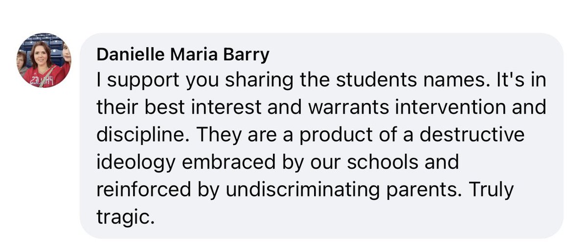 FairSquare16's tweet photo. Danielle Barry also supports Chris Maynes doxxing high school GIRLS. https://t.co/pKyxtWiecu