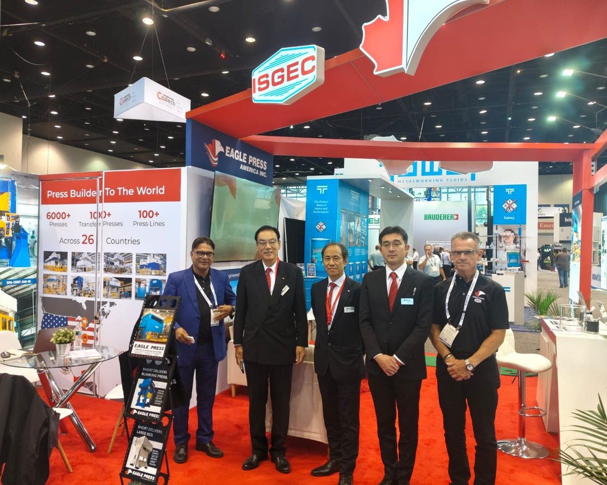 A heartfelt thank you to everyone who visited our booth and experienced Isgec and Eagle Press’s advanced press solutions, precision engineering, and unwavering commitment to excellence firsthand.

📩 For more information: presses@isgec.com

#IsgecPress #EaglePress #FabTech2025