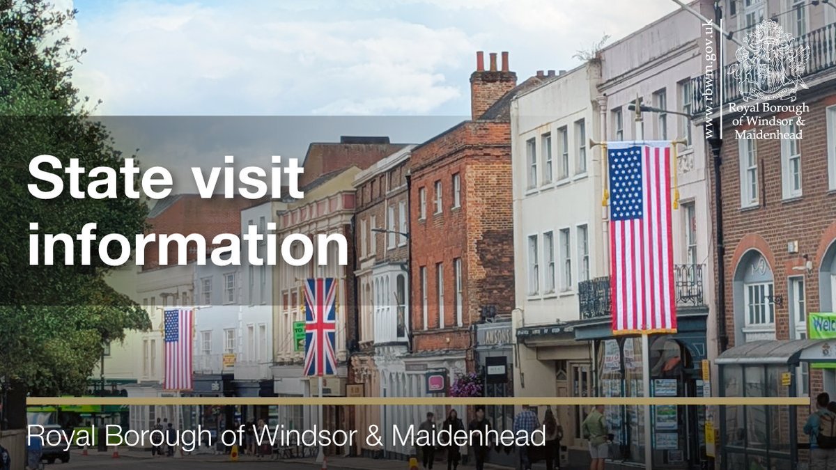 We're working closely with  Thames Valley Police, the Crown Estate and other key partners, to minimise disruption for this week's State Visit.

Visit our webpage for up to date information on road and path closures, security information and more: orlo.uk/9XgjA