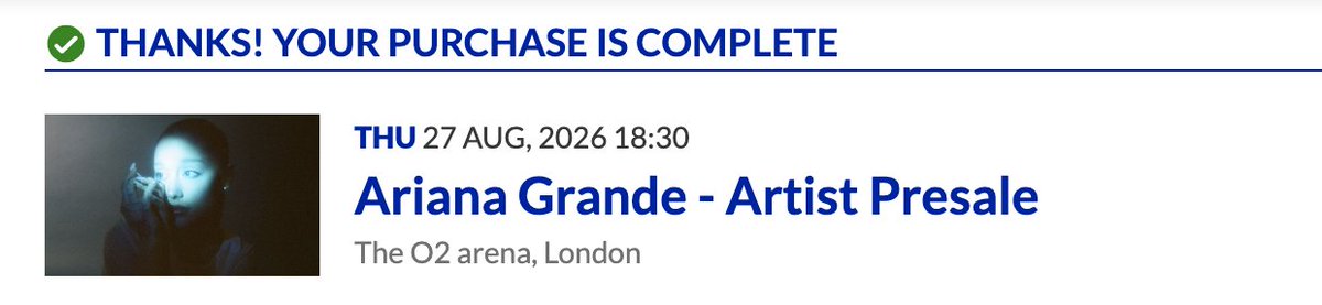 I AM SEEING ARIANA IN LONDONNNNN :'))))))