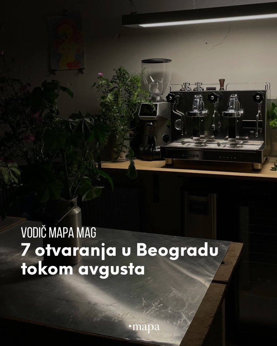 Avgust je doneo gomilu novih mesta u Beogradu! Evo gde da popijete odličnu kafu, čašu vina, gde da probate sendvič s pačetinom ili kombuču.

mapamag.rs/7-otvaranja-u-…