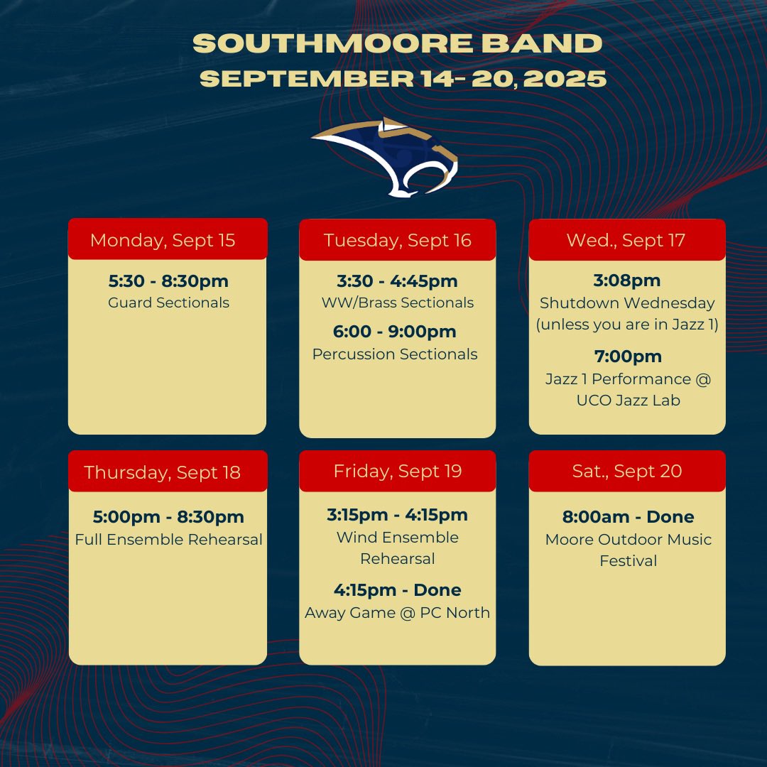 Southmoore Band (@southmooreband) on Twitter photo 