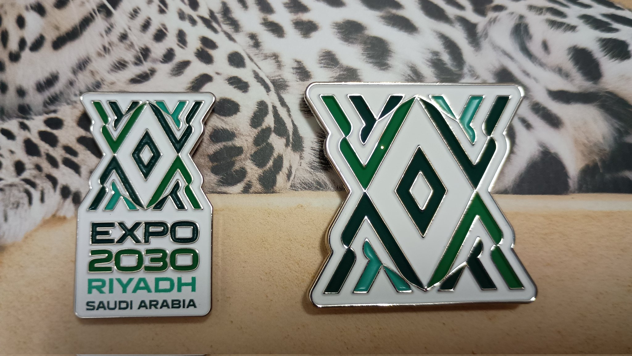 欲しかった ゲーム・おもちゃ・グッズ RIYADH EXPO 2030 ピンバッジ