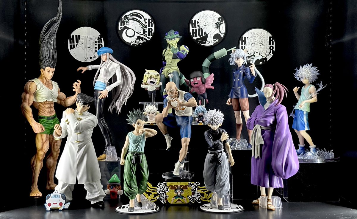 HUNTER × HUNTERキメラアント編ディスプレイ」完成✨ 先月の一番くじ