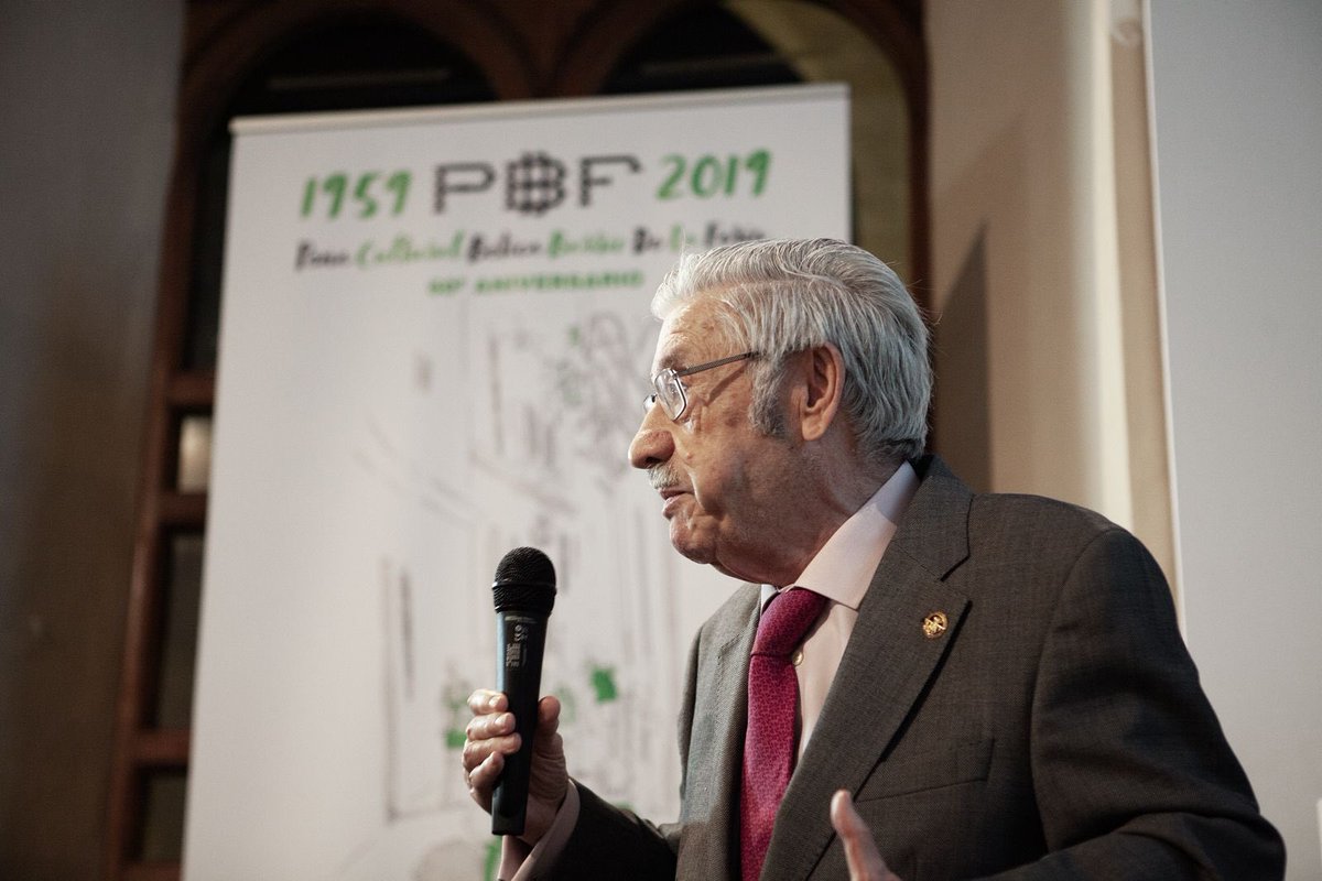 Desde la Peña Betica del Barrio de la Feria <a href="/BetisFeria/">BetisbarrioFeria</a> trasladamos nuestro más sentido pésame ante la perdida de Antonio Bustos, un bético ejemplar y socio número 1 de nuestra Institución. Que el cielo azul Carretero y el verde Esperanza lo reciba en su Gloria. Descanse en paz.