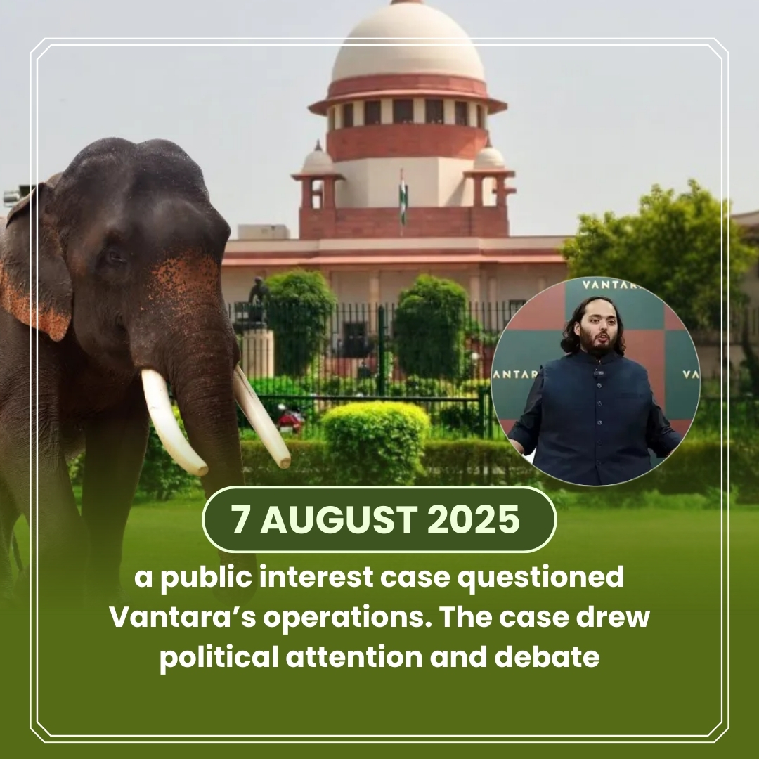 RelianceGroup12's tweet image. Supreme Court ne diya Vantara ko clean chit ✅
#VantaraForAnimals #VantaraCleanChit #SupremeCourt #anantambani