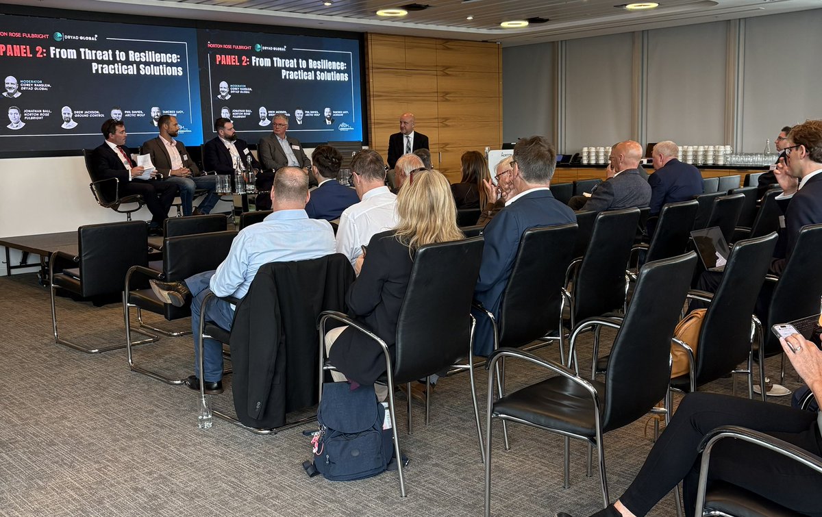 LISWOfficial's tweet image. Panel 2 underway @GlobalDryad on critical topic of cyber risks and practical solutions. #shipping #LISW25 #cybersecuritytips