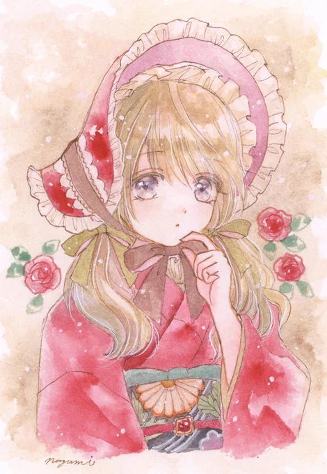 和風赤ずきんちゃん