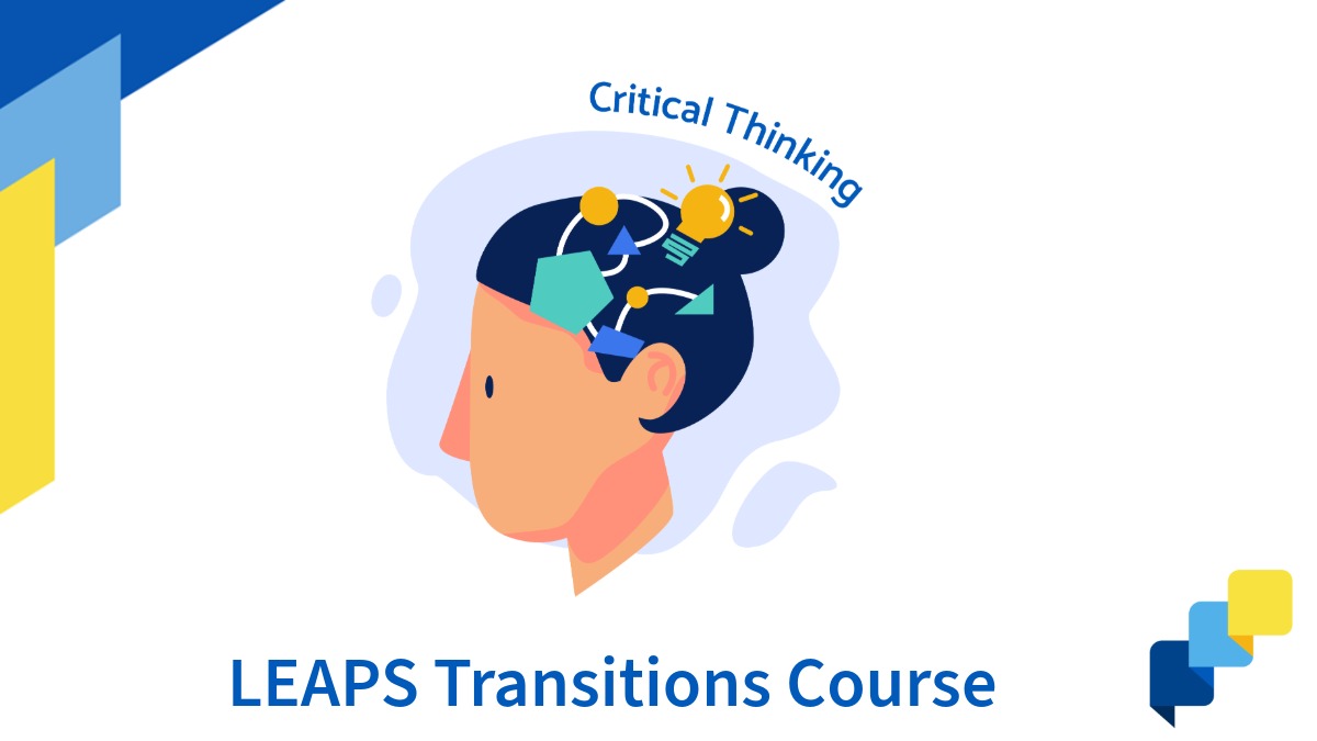 This week on the LEAPS Transitions Course we'll explore critical thinking, what it means, and why it's one of the most important skills you can have as a university student.

#LEAPS1996 #WideningParticipation #UniversityPreparation #HigherEducation #SchoolToUni #Bridging