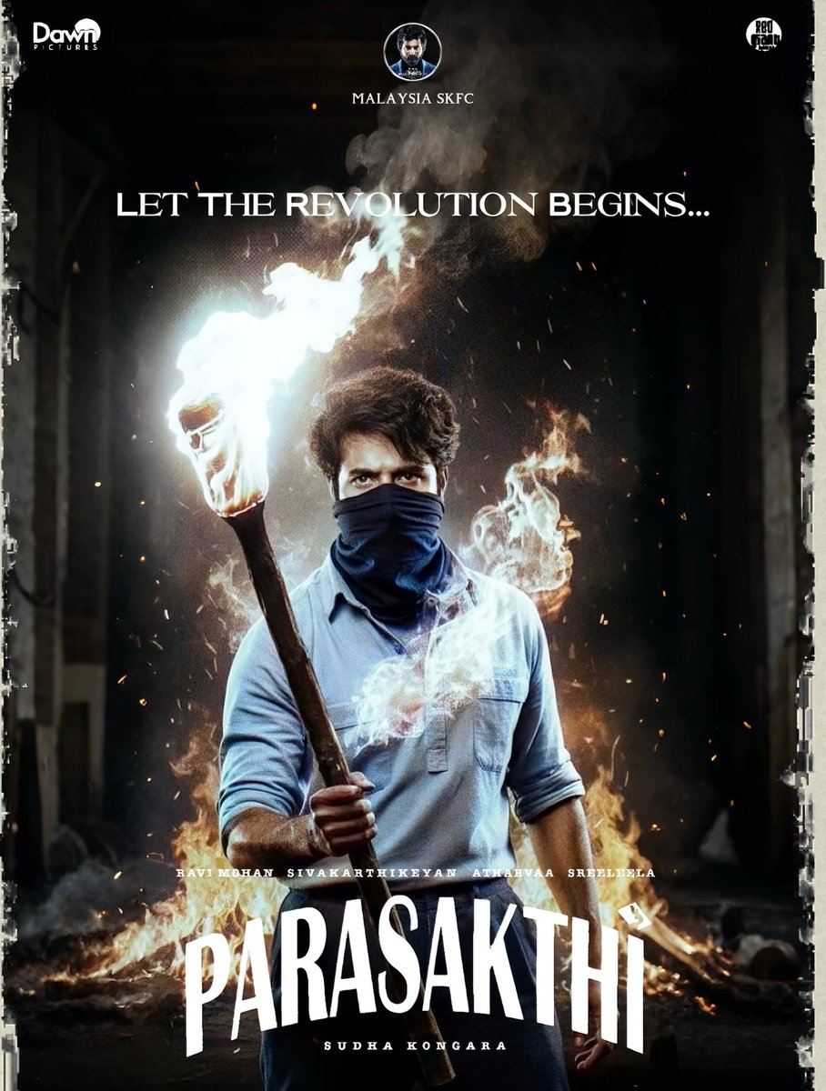 JaysilanSK's tweet image. தமிழ் தீ பொங்கள் 2026 முதல்…❤️‍🔥

#Parasakthi #ParasakthiPongal #Sivakarthikeyan #Madharaasi