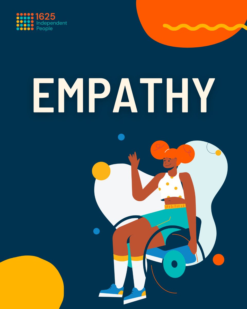 Our Values: Empathy
At 1625, empathy means seeing the world through a young person’s eyes.

By listening and responding in a person-centred way, we create trust, safety &amp; the space for real change.

✨ This is what drives us.