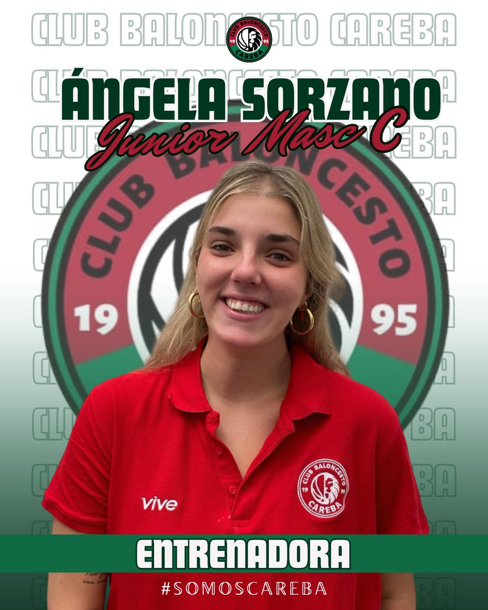 📢 Entrenadores 2025 ‼

👉Este año tendremos también en los banquillos a Ángela Sorzano, que llevará el Junior Masculino C

#SomosCareba