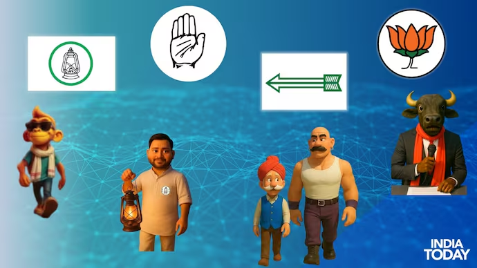 IndiaToday's tweet photo. Bihar’s election season just got a face-lift — AI-made reels are replacing real-footage as political parties race to shape narratives.
#AIElection #bihar2025
Read more: https://t.co/AZeVZmJdtV https://t.co/cxZHEg8TyG