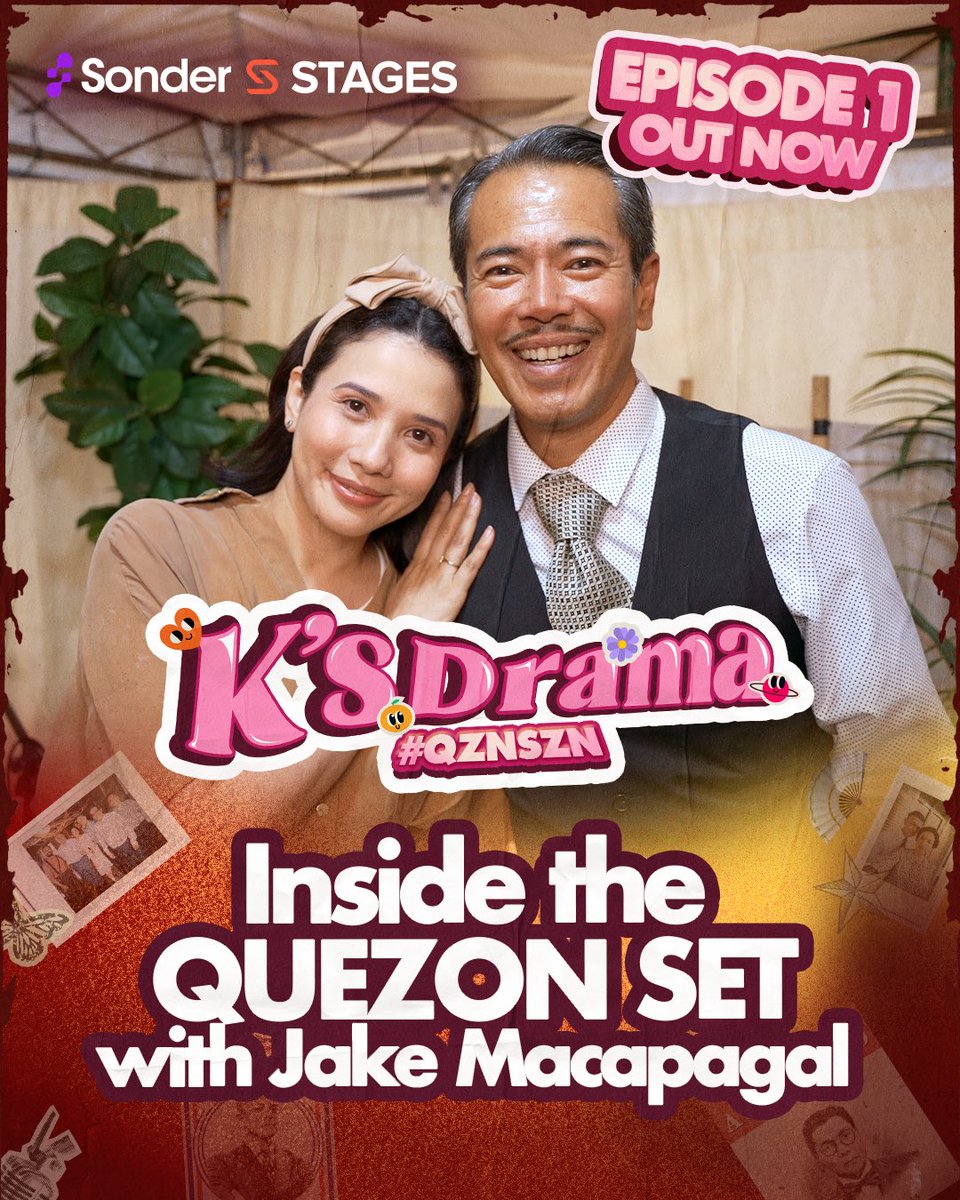 New season of K’s Drama kicks off with Jake Macapagal (aka Manuel Nieto in Quezon) + a surprise Jericho Rosales cameo mid-#BananaQuezon snack! 🍌👑

Quezon in cinemas on Oct 15, 2025!

#ksdrama #QZNSZN #karyllepodcast #stagessessions #sonder