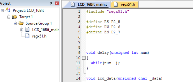 gadejaganmohan's tweet photo. int main()
{
P2 = 0x00; //set port2 to 0
P3 = 0x00; //set port3 to 0
lcd_init();//initialize 
while(1)
{
lcd_command(0x80); //set instruction registervalue
lcd_string("Hi Jagan!",9);
lcd_command(0xC0); //set instruction registervalue
lcd_string("Good Afternoon",14); https://t.co/hn3xnM0rIJ