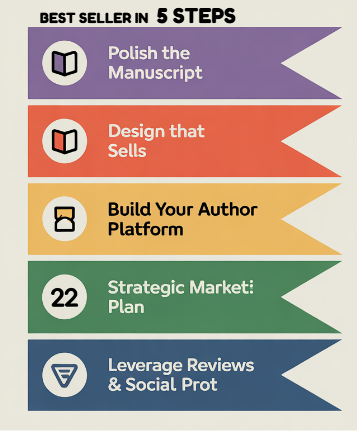 victordanbookl's tweet photo. From Manuscript → Bestseller in 5 Steps 🧵
✍️ Edit & format like a pro
🎨 Covers + blurbs sell
🌐 Build your author brand
🚀 Launch with strategy
⭐ Reviews = trust & sales
👉 Bestsellers are built, not luck.
#BookPublishing #AuthorGrowth #VictorDanBookLab https://t.co/fhr2ZL99e8