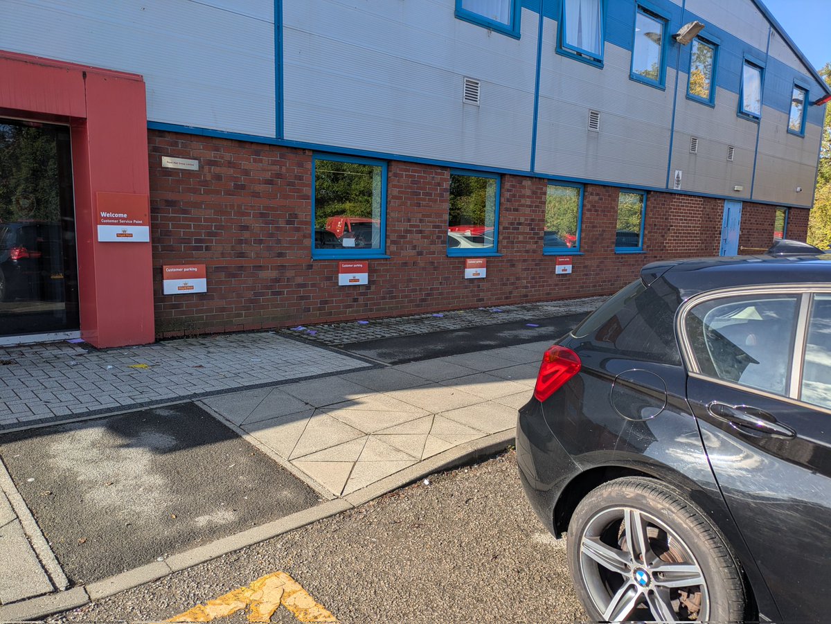 Alison Hudspeth (@alisonhudspeth) on Twitter photo Not sure <a href="/RoyalMail/">Royal Mail</a> actually want customers.... At Durham sorting office none of the customer spaces are ever free. Can't some of your workers car share so that at least 1 of the designated customer spaces is kept free? There were no customers there apart from me. Not sure <a href="/RoyalMail/">Royal Mail</a> actually want customers.... At Durham sorting office none of the customer spaces are ever free. Can't some of your workers car share so that at least 1 of the designated customer spaces is kept free? There were no customers there apart from me.