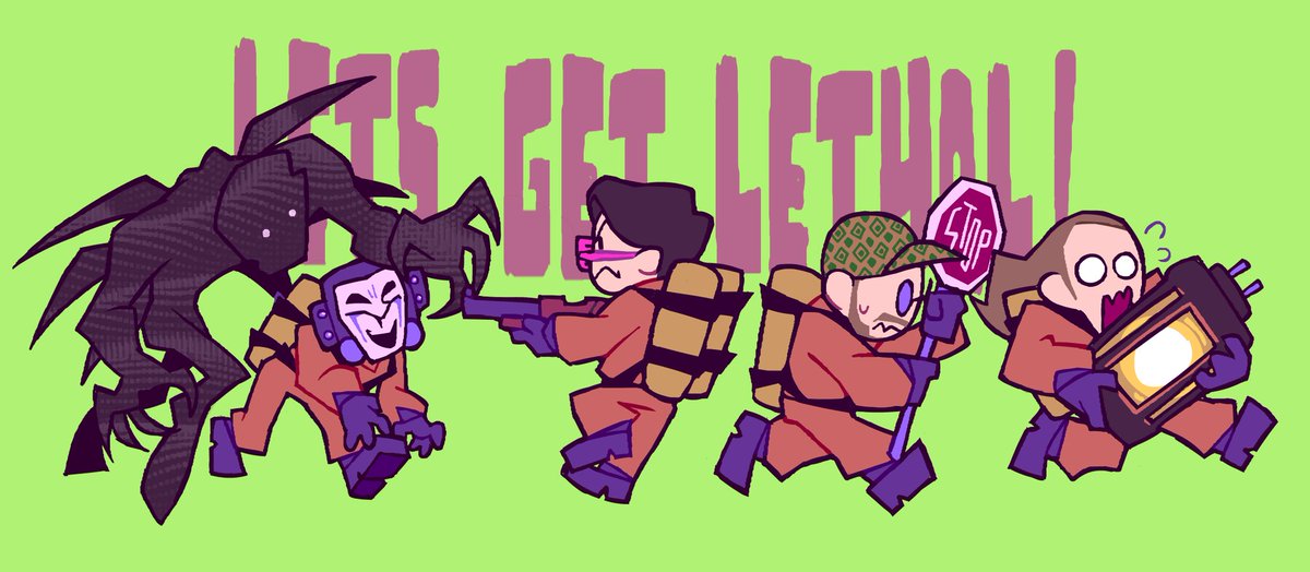 VibrativeRose91's tweet image. C0mm i did a while ago when i first released the first friendslop thing
#lethalcompany