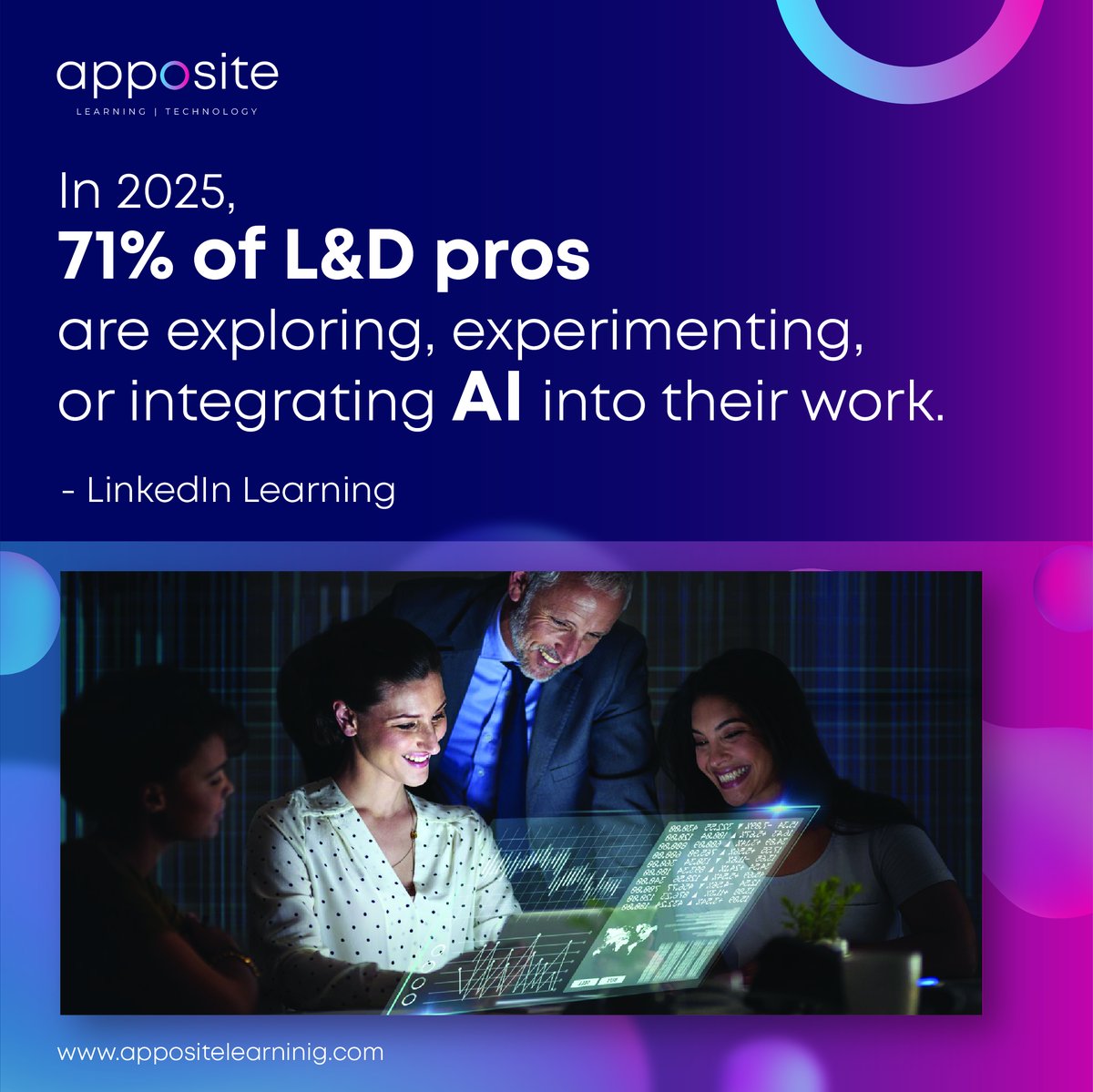 AppositeSol's tweet image. What separates career development champions from the rest?
They don’t just talk about AI in L&amp;amp;D. They act on it.
Ready to stop testing the waters and start leading with AI?
Let’s talk about your roadmap.
#appositelearningsolutions #Learninganddevelopment #AIupskilling #leadership