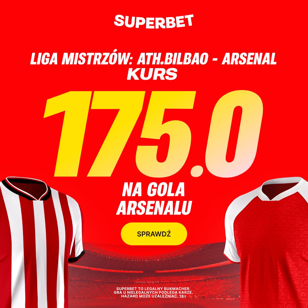 Zrzut ekranu aplikacji Superbet