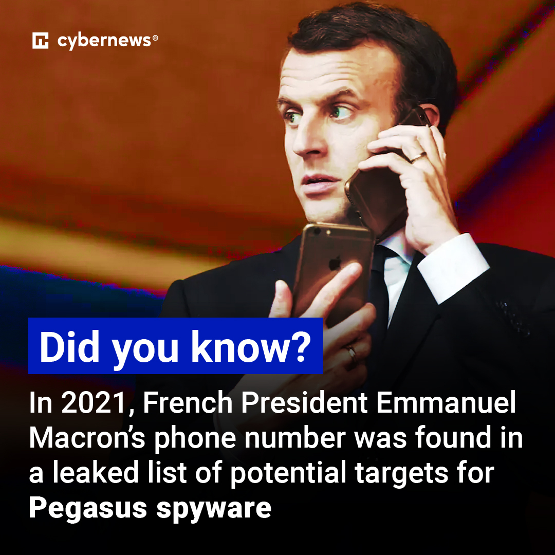 CyberNews's tweet image. A 2021 leak revealed 50,000 phone numbers targeted by Israeli company NSO’s clients, including journalists, activists, diplomats, politicians, executives, and even heads of state.
#Pegasus #spyware #privacy #hacking #malware