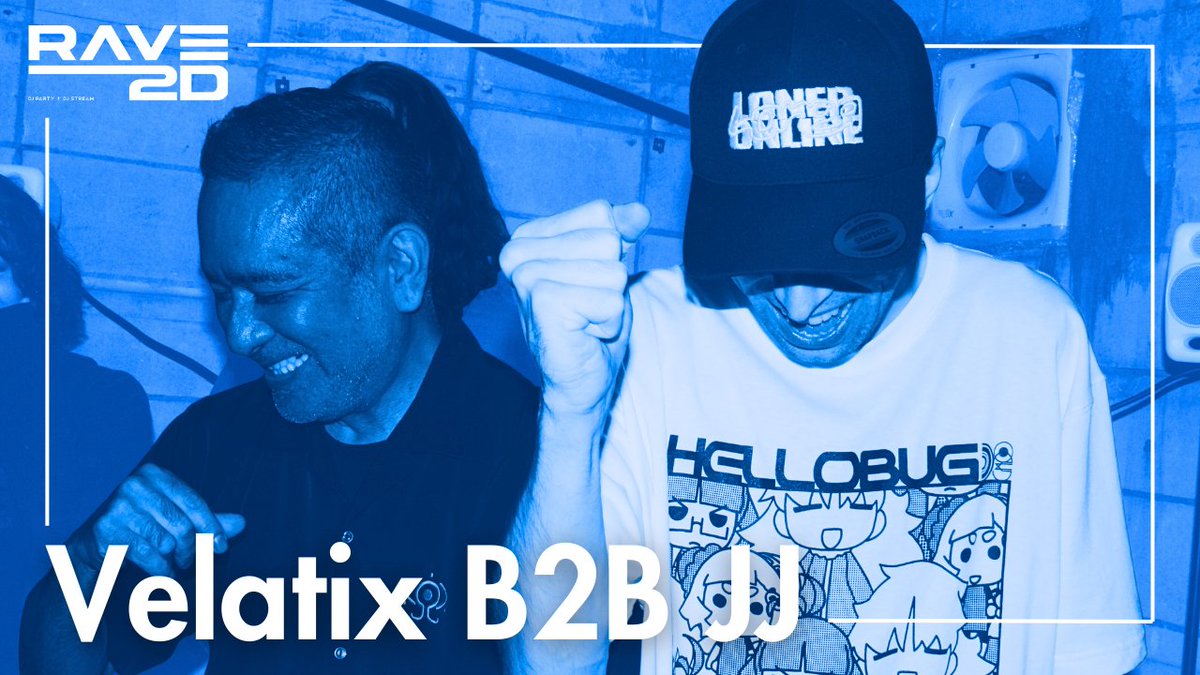 rave2d's tweet photo. 【NEW MIX TONIGHT】        

Velatix B2B JJ | RAVE 2D × Loner  

 #RAVE2D

@Velatix @wasei_jj 

⬇︎OUT on 09/17 19:00 JST
https://t.co/Vc5tGLXBsV https://t.co/vfXwWMbSfn