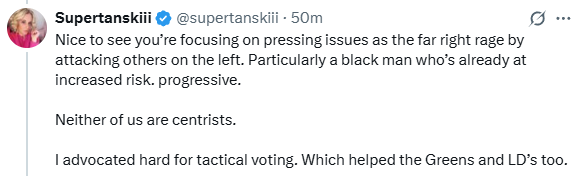 LabourSocialis1's tweet photo. @CommieRaul @4LoversnRebels @supertanskiii @Femi_Sorry Its same shit all the time with them. Don't agree with their liberal tory agenda, oh you must be an incel.

Even that tanskii coward went straight in being like "you're attacking a black man" when I called out femi as if the colour of his skin is relevant at all. https://t.co/73PjBDIbsF