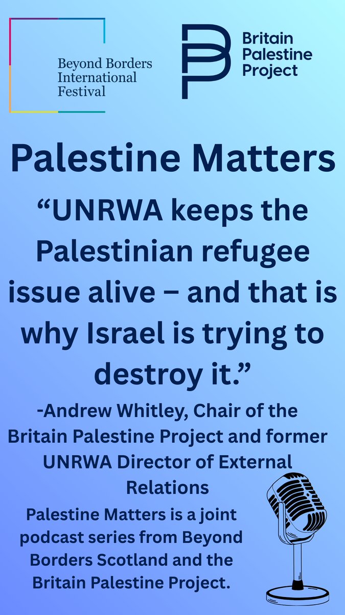 BritPalProject's tweet image. Dismantling UNRWA means erasing refugees. We must not let that happen.

Andrew Gilmour, former UN Assistant Secretary-General for Human Rights and current chair of UN Staff Gaza, and Andrew Whitley, Chair of the Britain Palestine Project and former UNRWA Director of External…