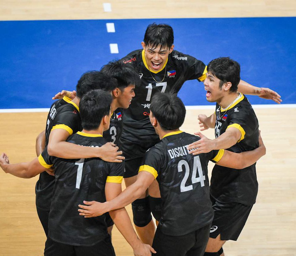 tj_canino's tweet photo. HISTORIC UPSET IN THE PHILIPPINES! 🤯

🇵🇭Alas Pilipinas takes down the reigning African champions 🇪🇬Egypt in four sets!

✅ STILL IN CONTENTION FOR RO16 SLOT

✅SETS UP A DO-OR-DIE GAME VS 🇮🇷IRAN

THIS IS PHILIPPINES' FIRST EVER WIN IN VOLLEYBALL WORLD CHAMPIONSHIP! 😭😭😭 https://t.co/zpM9XhLpHN