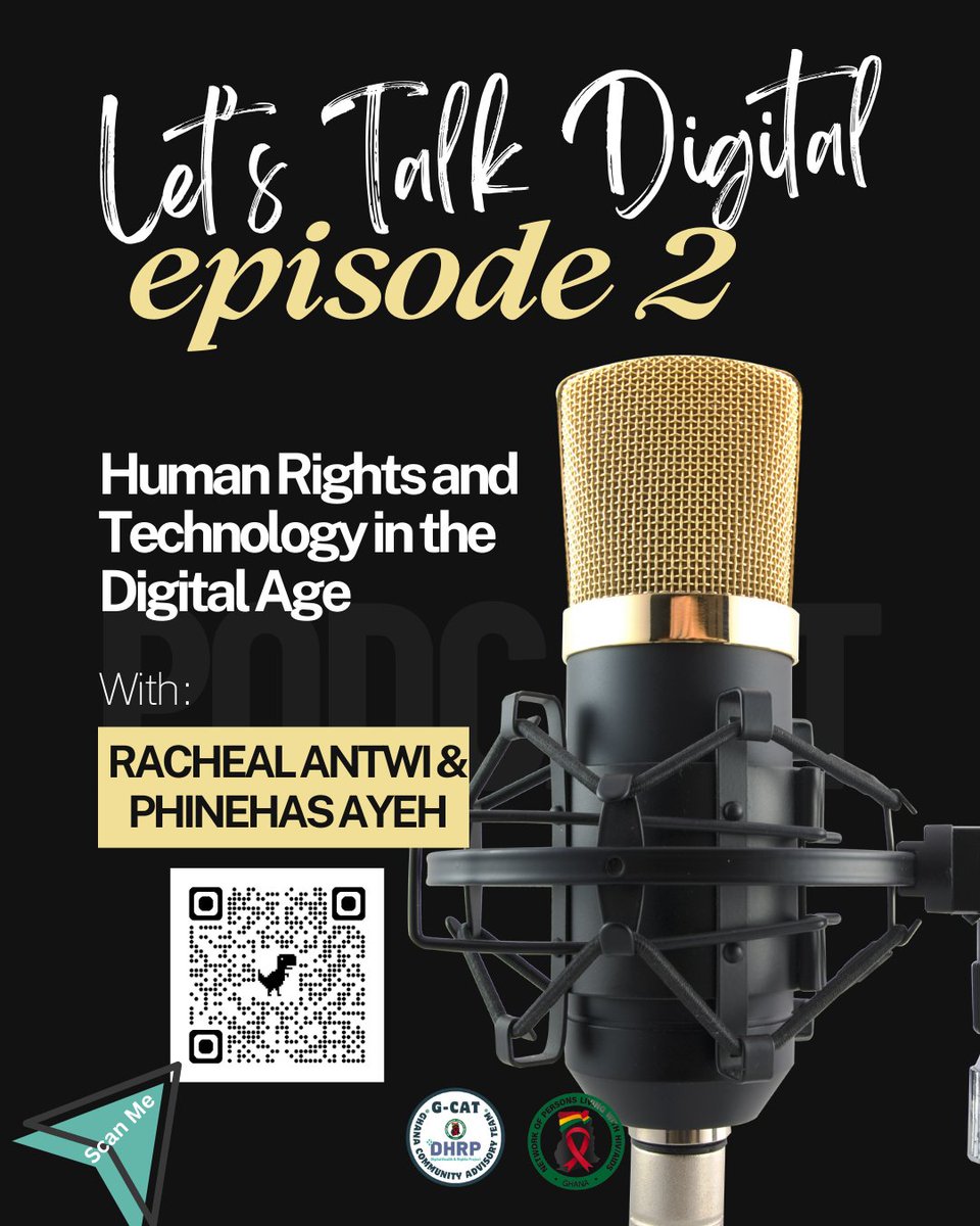 ghana_nplus's tweet photo. 🎙️ New Episode Alert!
Let’s Talk Digital – Episode 2 is here! 🚀

Join Racheal Antwi &amp; Phinehas Ayeh as they unpack Human Rights and Technology in the Digital Age.

📲 Tune in via the link/QR code and be part of the conversation!
#LetsTalkDigital #Podcast #HumanRights #Technology https://t.co/69hs0M8xfL