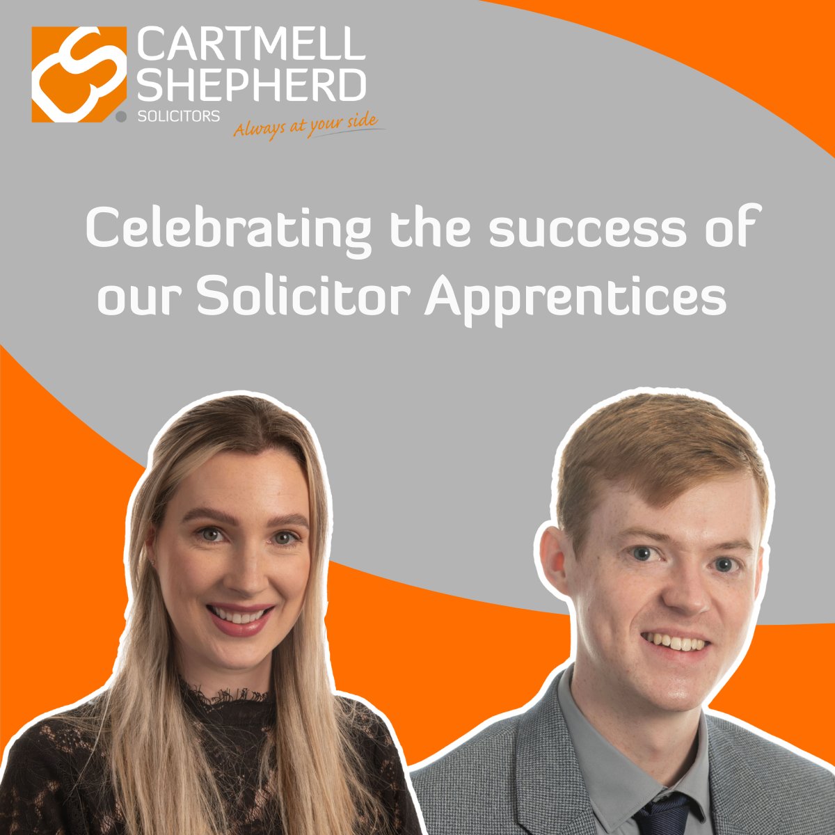 We’re incredibly proud to announce that our Solicitor Apprentices, Ashley Shepard and Joseph Halvorsen, have successfully passed SQE 1.

Huge congratulations Ashley and Joseph 👏 

Read their full story, please visit:

 loom.ly/fYNRHuA 

#TeamCartmells