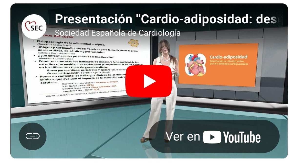 ¿Te interesa saber la relación entre la  cardio-adiposidad y la patología cardiovascular?

En breve empezaremos un ciclo de 5 módulos para aprender sobre esta nueva entidad:

🔥 Fisiopatología de la adiposidad ectópica <a href="/almucastro01/">Almudena Castro Conde</a> 

🔥Técnicas de imagen para la medición de la