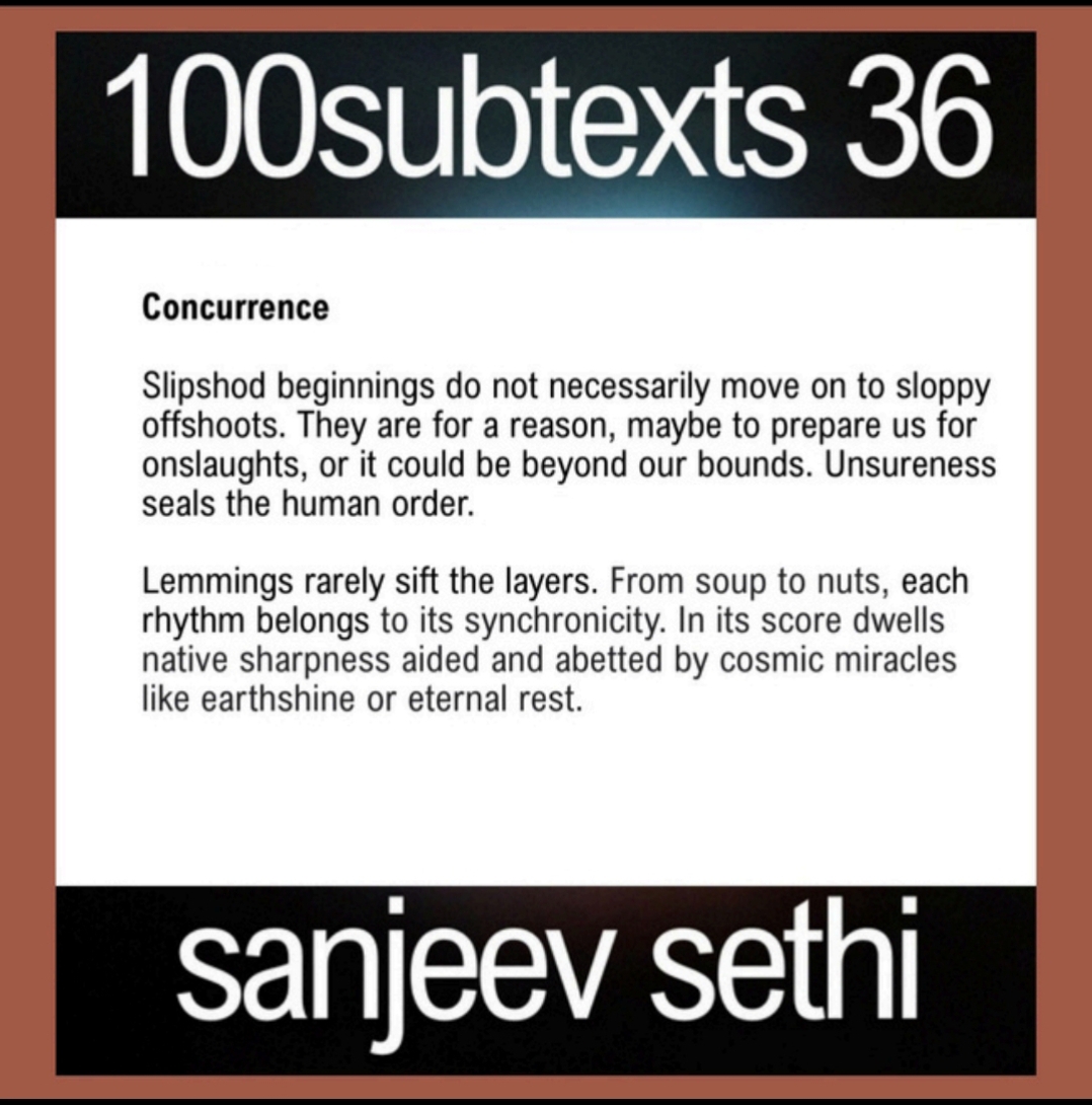 The UK-based 100subtexts magazine released Issue 36 on August 3, 2025. It has published my five poems. I am posting the third one for you— warm thanks to John Hopper.
