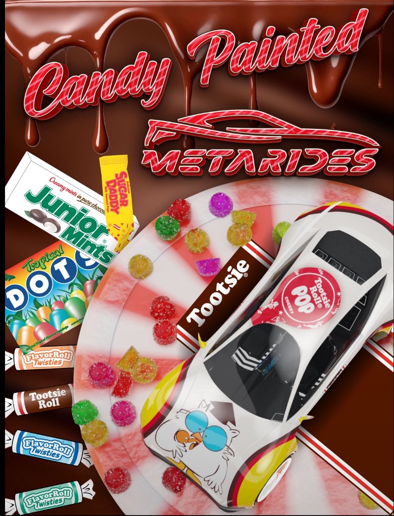 Did we mention that <a href="/TootsieRoll/">Tootsie Roll</a> are coming to web3 gaming and a metaverse near you VERY SOON !

We are honoured to be partnered with a global household brand and excited about bringing the Tootsie Roll Industries iconic brands into web3.

Don’t sleep on MetaRides 😱