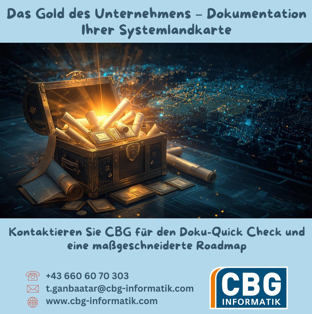 CBG_Informatik's tweet image. 📜 Documentation is your real gold – In many IBM i / AS400 environments, the most valuable asset lies hidden.  In this issue, we show how up-to-date documentation can make your ‘system map’ visible, create security and save costs in the long term 📷 lnkd.in/dCCnnFzs