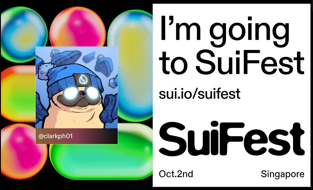 I'm going to SuiFest  🐾🚀

Are you going to SuiFest? Make your card now 👇

 social-card-generator-rho.vercel.app/share/7246c784…