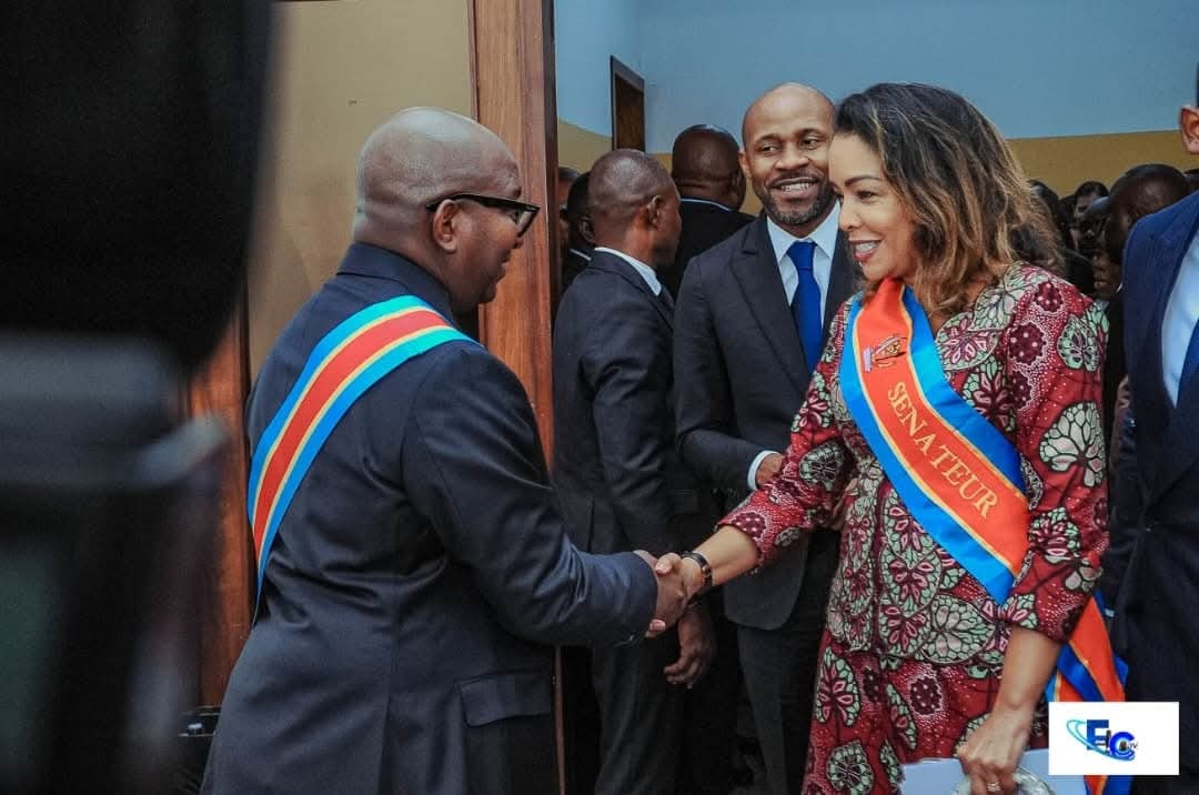 ActionsAM1's tweet image. DC🇨🇩 | #Sénat:  
Ce 15 septembre 2025, l’honorable sénatrice #Anne_MBUGUJE a pris part à la séance plénière marquant la rentrée parlementaire.  
Une session clé où se débattent et s’adoptent les lois qui dessinent l’avenir de la République.